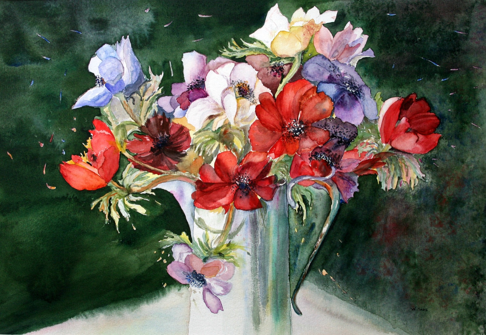 Vase mit Blumen